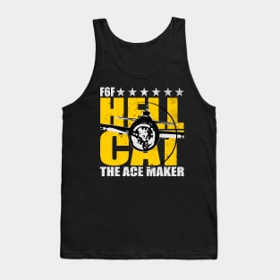 F6F Hellcat - The Ace Maker (distressed) Tank Top